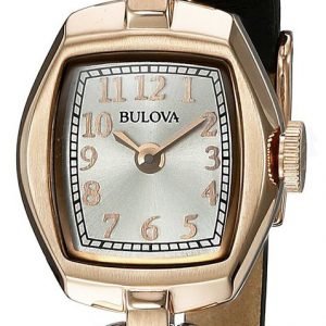 Bulova Dress 97l154 Kello Hopea / Nahka