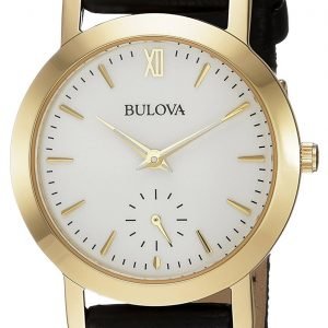 Bulova Dress 97l159 Kello Valkoinen / Nahka