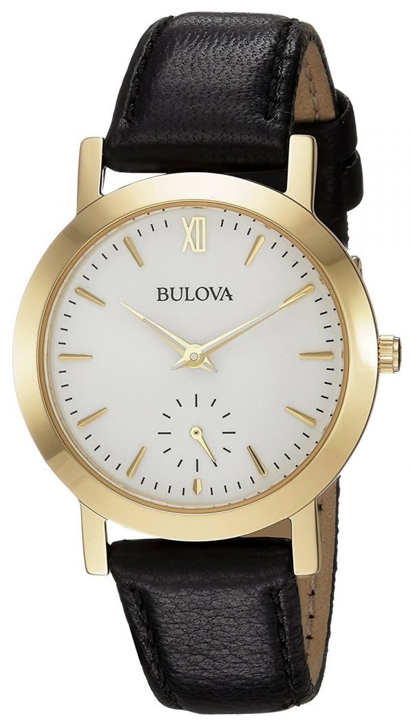 Bulova Dress 97l159 Kello Valkoinen / Nahka