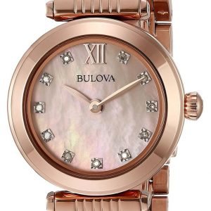 Bulova Dress 97p116 Kello Punakultaa / Punakultasävyinen