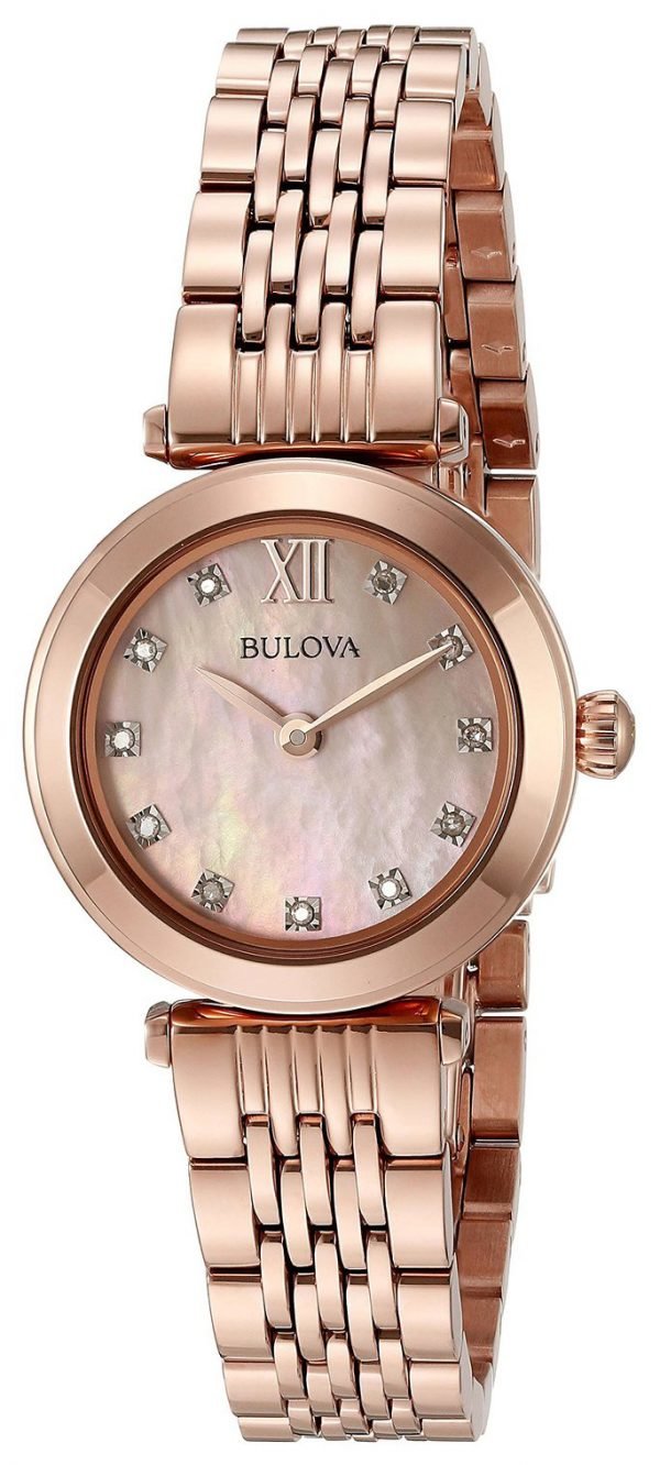 Bulova Dress 97p116 Kello Punakultaa / Punakultasävyinen