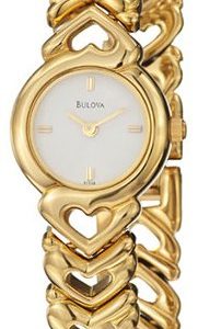 Bulova Dress 97t48 Kello Valkoinen / Kullansävytetty Teräs