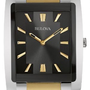 Bulova Dress 98a149 Kello Musta / Teräs