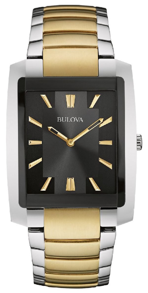 Bulova Dress 98a149 Kello Musta / Teräs