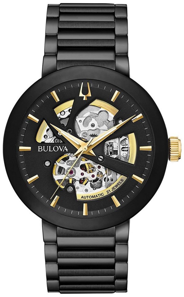 Bulova Dress 98a203 Kello Musta / Teräs