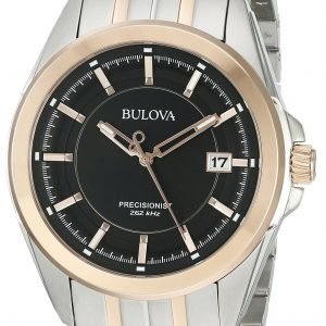 Bulova Dress 98b268 Kello Musta / Punakultasävyinen