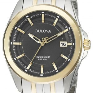 Bulova Dress 98b273 Kello Harmaa / Kullansävytetty Teräs