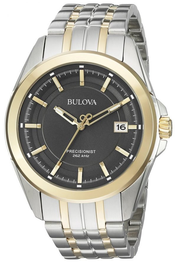 Bulova Dress 98b273 Kello Harmaa / Kullansävytetty Teräs