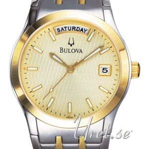 Bulova Dress 98c60 Kello Samppanja / Kullansävytetty Teräs