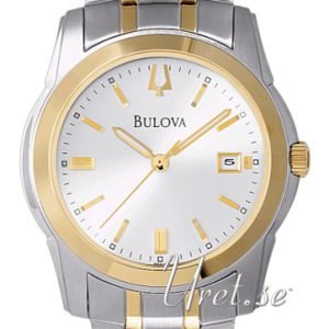 Bulova Dress 98h18 Kello Hopea / Kullansävytetty Teräs