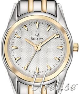 Bulova Dress 98l138 Kello Valkoinen / Kullansävytetty Teräs