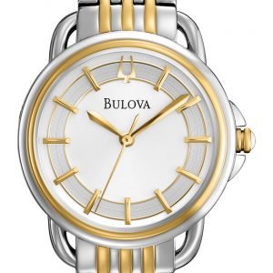 Bulova Dress 98l165 Kello Hopea / Kullansävytetty Teräs