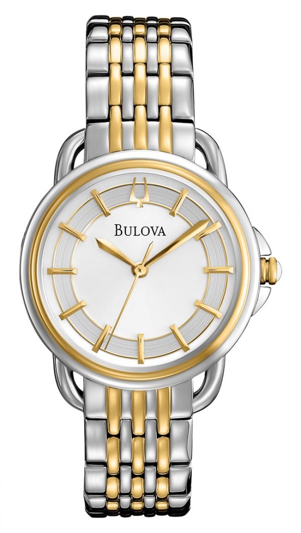 Bulova Dress 98l165 Kello Hopea / Kullansävytetty Teräs