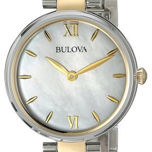 Bulova Dress 98l226 Kello Valkoinen / Kullansävytetty Teräs