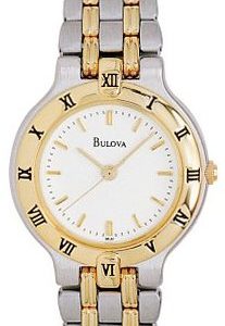 Bulova Dress 98l61 Kello Valkoinen / Kullansävytetty Teräs