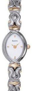 Bulova Dress 98t43 Kello Valkoinen / Kullansävytetty Teräs