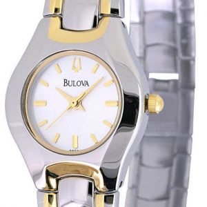 Bulova Dress 98t84 Kello Valkoinen / Kullansävytetty Teräs