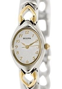 Bulova Dress 98v02 Kello Valkoinen / Kullansävytetty Teräs