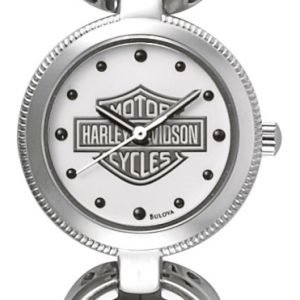 Bulova Harley-Davidson 76l145 Kello Valkoinen / Teräs