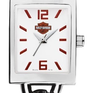 Bulova Harley-Davidson 76l154 Kello Valkoinen / Teräs