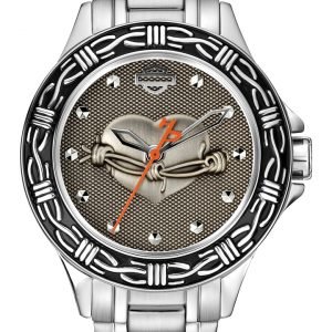 Bulova Harley-Davidson 76l166 Kello Samppanja / Teräs