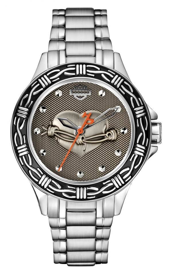 Bulova Harley-Davidson 76l166 Kello Samppanja / Teräs