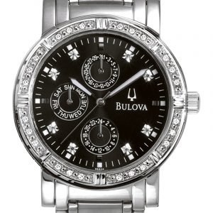 Bulova Highbridge 96e04 Kello Musta / Teräs