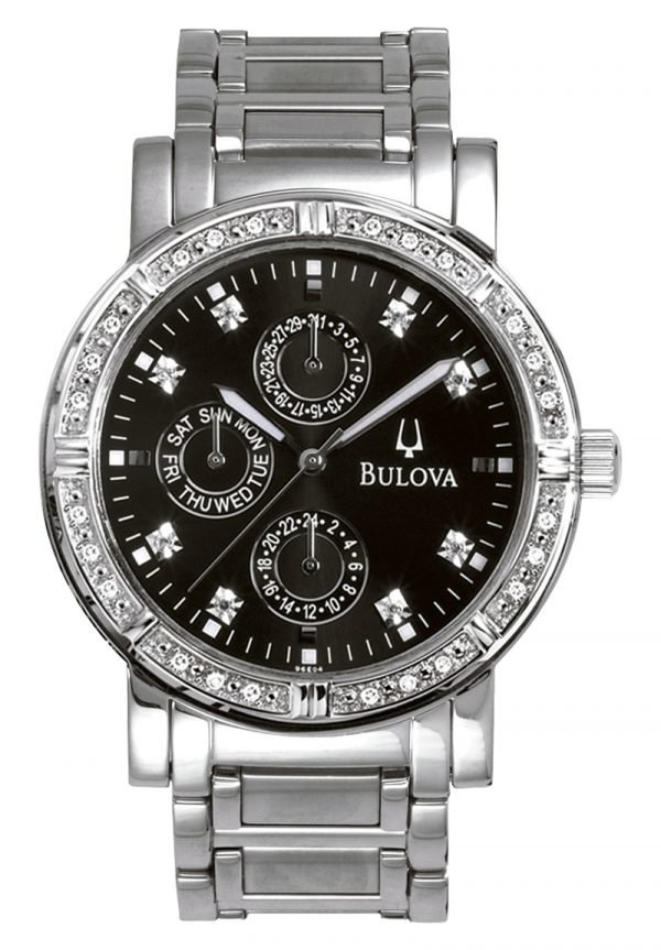 Bulova Highbridge 96e04 Kello Musta / Teräs