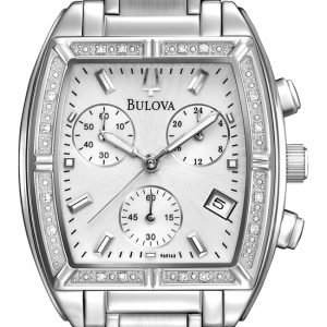 Bulova Highbridge 96r163 Kello Valkoinen / Teräs