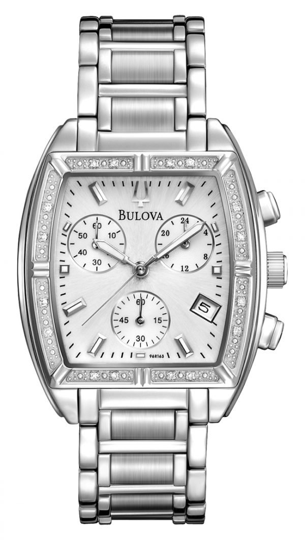 Bulova Highbridge 96r163 Kello Valkoinen / Teräs