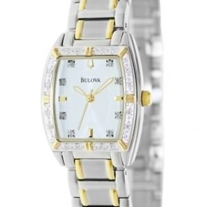 Bulova Highbridge 98r159 Kello Hopea / Kullansävytetty Teräs