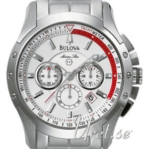 Bulova Marine Star 96b013 Kello Valkoinen / Teräs