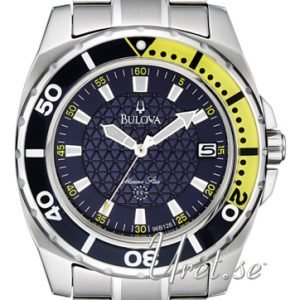 Bulova Marine Star 96b126 Kello Musta / Teräs