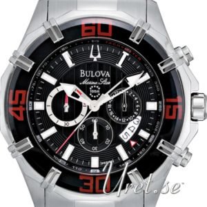 Bulova Marine Star 96b154 Kello Musta / Teräs