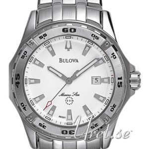 Bulova Marine Star 96g91 Kello Valkoinen / Teräs