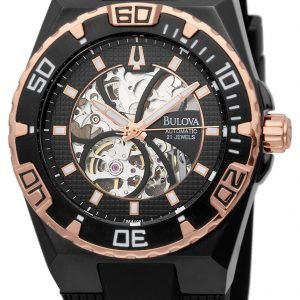 Bulova Marine Star 98a109 Kello Musta / Kumi