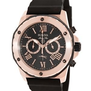 Bulova Marine Star 98b104 Kello Musta / Kumi