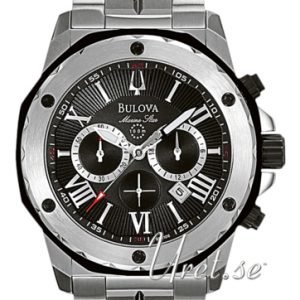 Bulova Marine Star 98b106 Kello Musta / Teräs