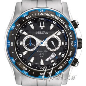 Bulova Marine Star 98b120 Kello Musta / Teräs