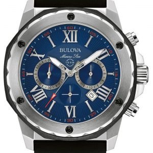 Bulova Marine Star 98b258 Kello Sininen / Kumi