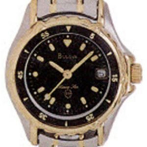 Bulova Marine Star 98m73 Kello Musta / Kullansävytetty Teräs