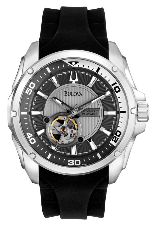 Bulova Mechanical 96a136 Kello Harmaa / Kumi