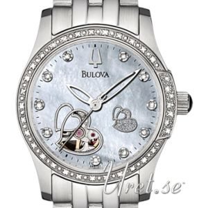 Bulova Mechanical 96r122 Kello Valkoinen / Teräs