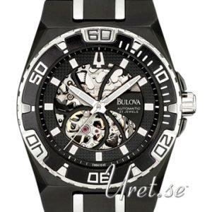 Bulova Mechanical 98a108 Kello Musta / Teräs