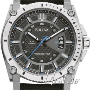 Bulova Precisionist 96b132 Kello Musta / Tekstiili