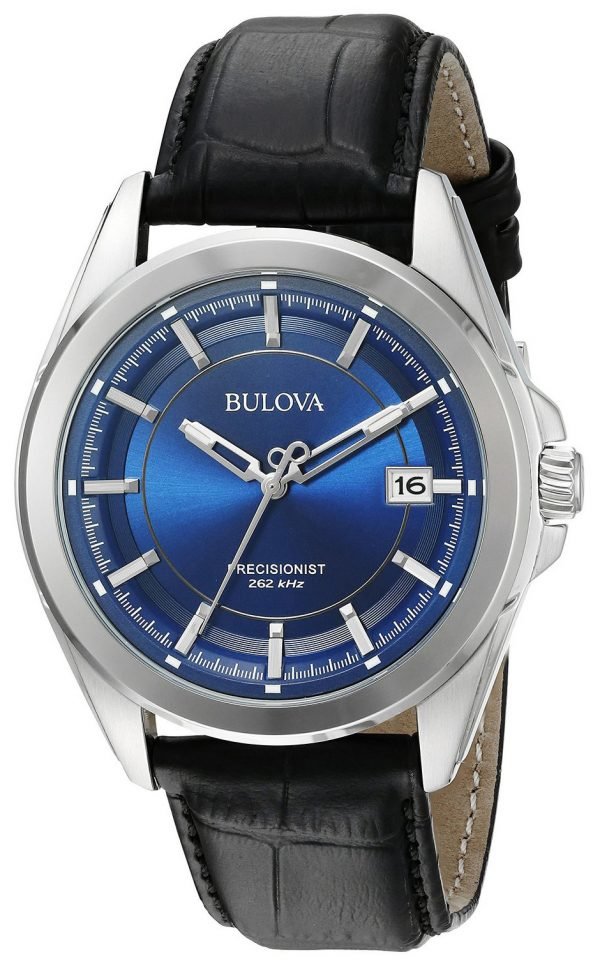 Bulova Precisionist 96b257 Kello Sininen / Nahka