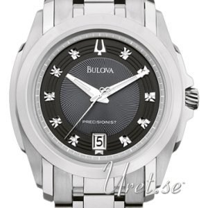 Bulova Precisionist 96d110 Kello Musta / Teräs