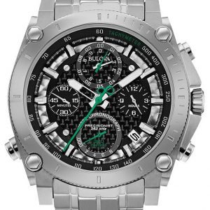 Bulova Precisionist 96g241 Kello Musta / Teräs