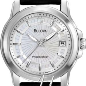 Bulova Precisionist 96m120 Kello Hopea / Nahka