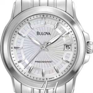 Bulova Precisionist 96m121 Kello Hopea / Teräs